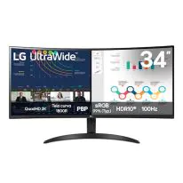 Monitor LG UltraWide Curvo 34" QuadHD 2K 100Hz 5ms - 34WR50QK-B