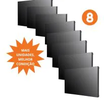 Conjunto de 8 Monitores LG 55" 55VM5J Video Wall, Borda Fina, HDMI, DP, RJ45 - 55VM5J-H.AWZM