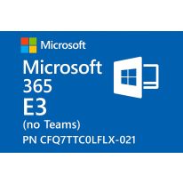 Microsoft 365 E3 no Teams CFQ7TTC0LFLX-021 CSP