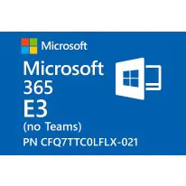 Microsoft 365 E3 no Teams CFQ7TTC0LFLX-021 CSP