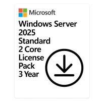 Windows Server Microsoft 2025 Standard 2 Core License Pack 3 Ano CSP - DG7GMGF0PWHC-001