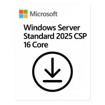 Windows Server Standard 2025 Microsoft 16 Core Perpétuo CSP - DG7GMGF0PWHC-003