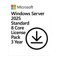 Windows Server 2025 Microsoft Standard 8 Core License Pack 3 Anos CSP - DG7GMGF0PWHC-005