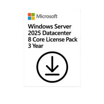 Windows Server 2025 Microsoft Datacenter 8 Core License Pack 3 Anos CSP - DG7GMGF0PWHD-006