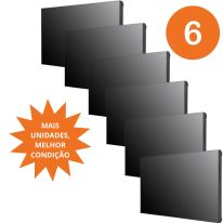 Conjunto de 6 Monitores 46" Video Wall VM46B-U Borda Fina Samsung - LH46VMBUBGBXZD