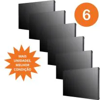 Conjunto de 6 Monitores 46" Video Wall VM46B-U Borda Fina Samsung - LH46VMBUBGBXZD