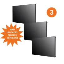 Conjunto de 3 Monitores LG 55" VideoWall, Borda Fina, Profissional PN: 55VM5J-H.AWZM